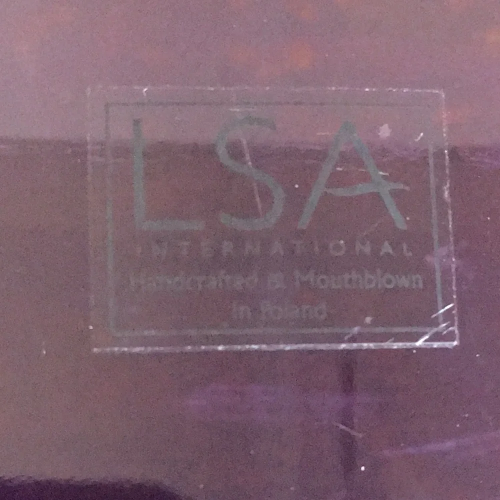 LSA INTERNATIONAL Purple Flower Vase